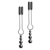 Master Series Nipple Clamps & Stimulators>Adorn Triple Bead Nipple Clamps