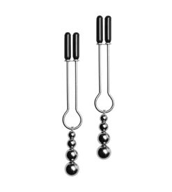 Master Series Nipple Clamps & Stimulators>Adorn Triple Bead Nipple Clamps