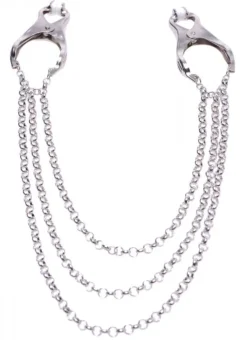 Master Series Nipple Clamps & Stimulators>Affix Triple Chain Nipple Clamps