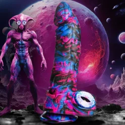 Creature Cocks Silicone Dildos | Harness Compatible Dildos>Alienoid Silicone Dildo