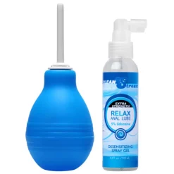 Clean Stream Sensation Play, Tools & Accessories | Anal Douches & Enemas>Anal Lube and Enema Bulb Kit