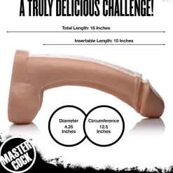 Master Cock Large Dildos | Realistic Dildos>Annihilator XXXL 18 Inch Dildo