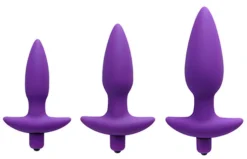 Vogue Anal Starter Toys | Butt Plugs>Aria Silicone Vibrating Anal Plug