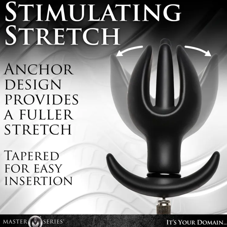 Master Series Unique Anal Toys>Ass Bound Anchor Inflatable Silicone Anal Plug