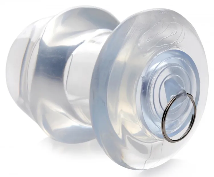 Master Series Unique Anal Toys | Butt Plugs>Ass Bung Clear Hollow Anal Dilator with Plug