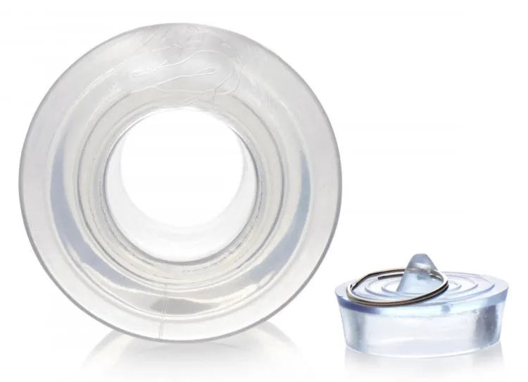 Master Series Unique Anal Toys | Butt Plugs>Ass Bung Clear Hollow Anal Dilator with Plug