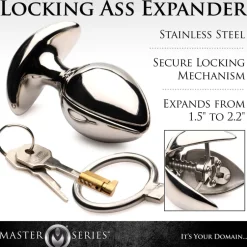 Master Series Luxury Toys | Unique Anal Toys>Ass Vault Locking Anal Expander