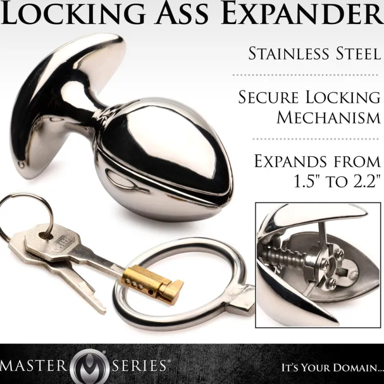 Master Series Luxury Toys | Unique Anal Toys>Ass Vault Locking Anal Expander
