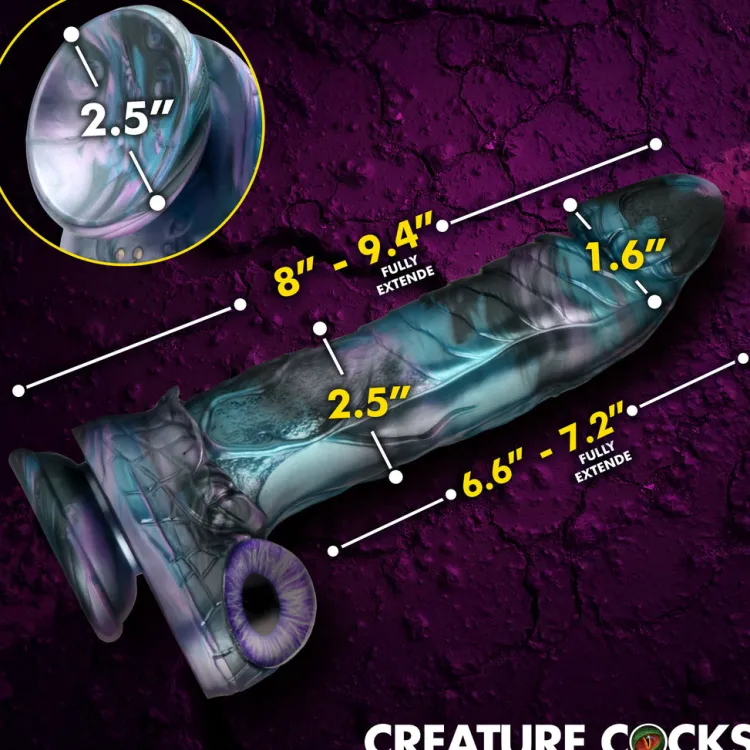 Creature Cocks Silicone Dildos | Vibrating Dildos>Astro-Thrust Thrusting & Vibrating Silicone Dildo