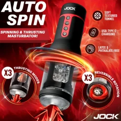 Jock Automatic & Hands-Free Masturbators | Vibrating Strokers>Auto Spin Spinning and Thrusting Masturbator