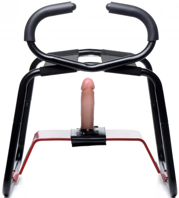 LoveBotz Luxury Toys | Sex Furniture, Swings, & More>Bangin Bench EZ-Ride Sex Stool with Handles