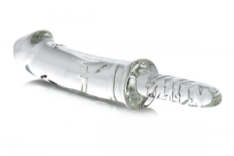 Master Series Glass Dildos>Battle Rammer Phallic Glass Thruster