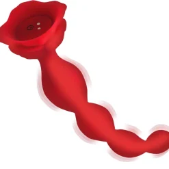 Bloomgasm Vibrating Butt Plugs | Anal Beads & Tools>Beaded Rose Vibrator
