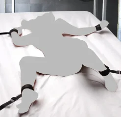 Frisky Travel Essentials | Sex Toy Kits & Collections>Beginner Fleece Bed Restraints Kit