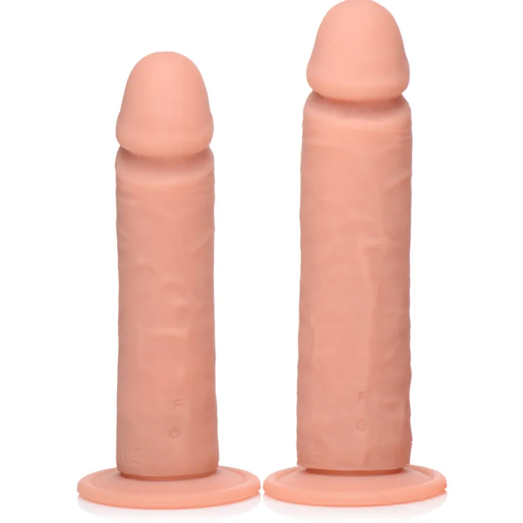 Curve Toys Ultra Realistic Sex Toys | Silicone Dildos>Big Shot Vibrating Remote Control Silicone Dildo