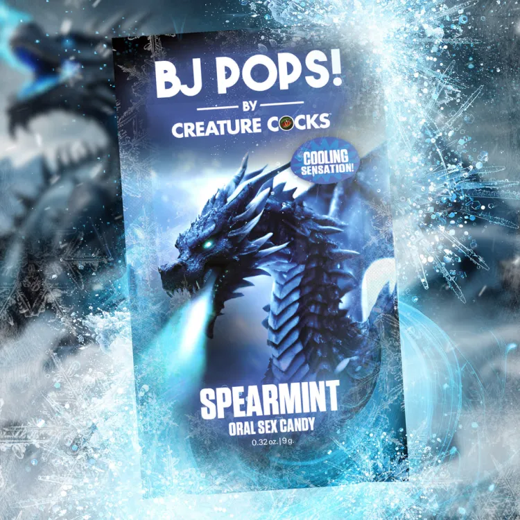 Creature Cocks Games & Novelties>BJ Pops Cooling Oral Sex Candy