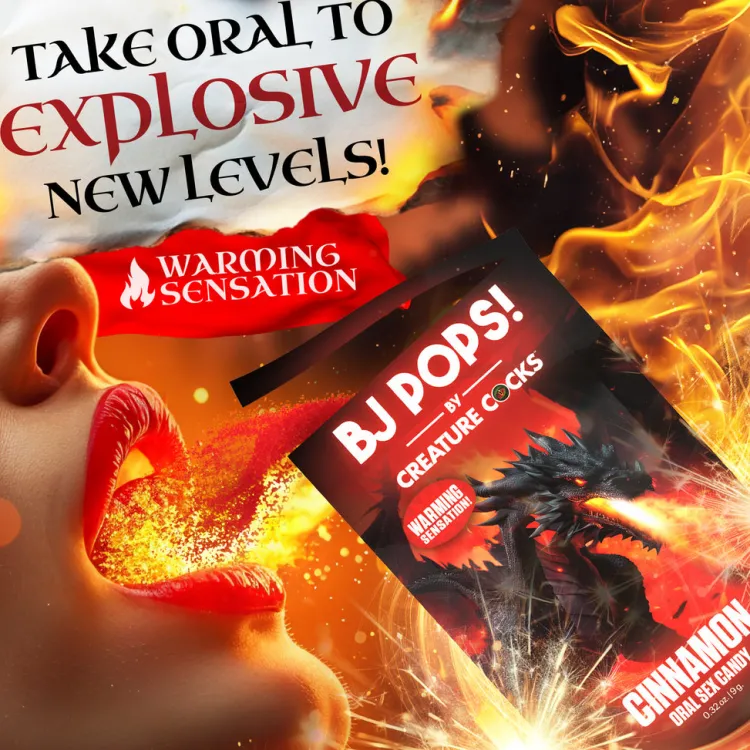 Creature Cocks Games & Novelties>BJ Pops Warming Oral Sex Candy