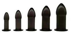 Master Series Sex Toy Kits & Collections | Butt Plugs>Black Anal Dilator Kit