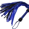 Strict Leather Impact: Whips, Crops & Spankers>Black and Blue Suede Flogger