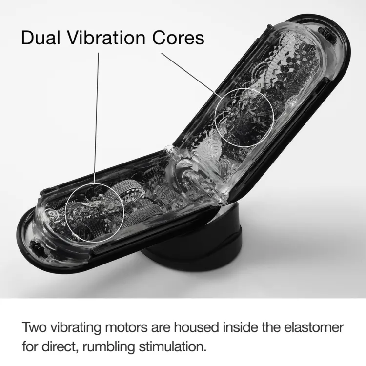 Tenga Automatic & Hands-Free Masturbators | Vibrating Strokers>Black Flip Zero Gravity Vibrating Masturbator