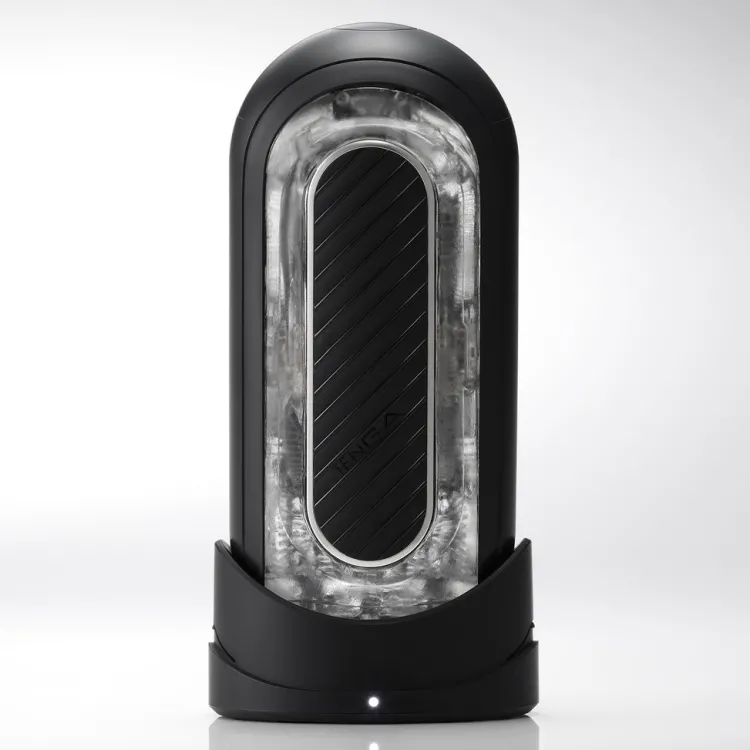 Tenga Automatic & Hands-Free Masturbators | Vibrating Strokers>Black Flip Zero Gravity Vibrating Masturbator