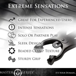 Master Series Nipple Clamps & Stimulators><noscript><img width=