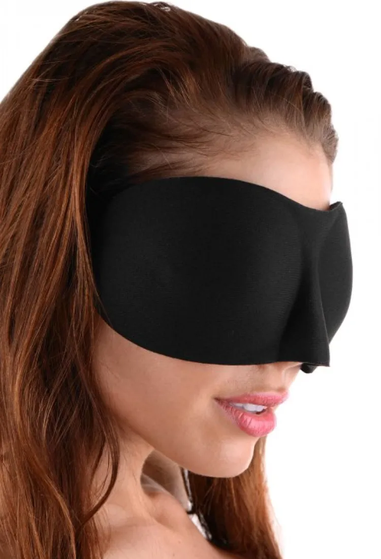 Frisky Ball Gags & Mouth Restraints | Masks & Dress-Up Accessories>Black Out Blindfold