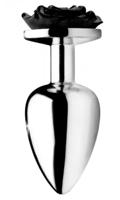 Booty Sparks Jewel Butt Plugs | Anal Starter Toys>Black Rose Anal Plug