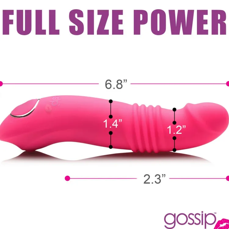 gossip Insertable & Realistic Dildo Vibrators | G-Spot Vibrators>Blasters 7X Thrusting Silicone Vibrator