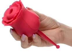 Bloomgasm Silicone Vibrators | Waterproof Vibrators>Rose Buzz 7X Silicone Clit Stimulator and Vibrator
