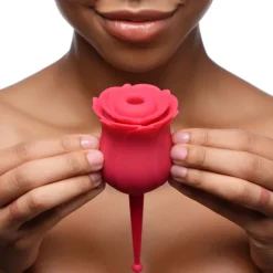 Bloomgasm Silicone Vibrators | Waterproof Vibrators>Rose Buzz 7X Silicone Clit Stimulator and Vibrator