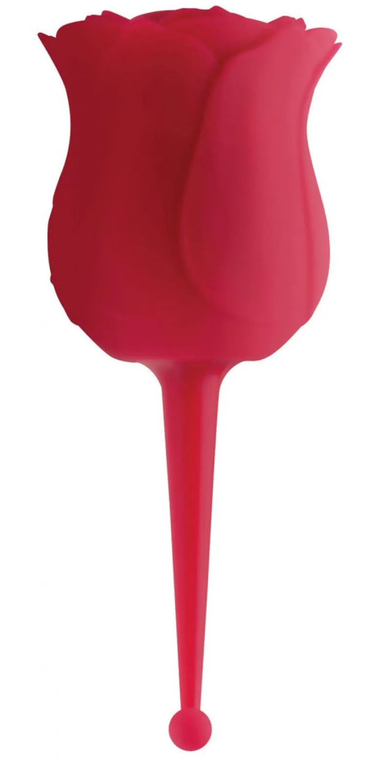 Bloomgasm Silicone Vibrators | Waterproof Vibrators>Rose Buzz 7X Silicone Clit Stimulator and Vibrator