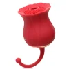 Bloomgasm Silicone Vibrators | Waterproof Vibrators>Textured Rose 10X Suction Stimulator
