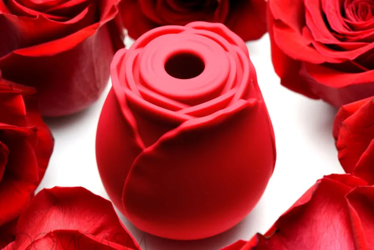 Bloomgasm Silicone Vibrators | Waterproof Vibrators>Wild Rose 10X Silicone Clit Stimulator