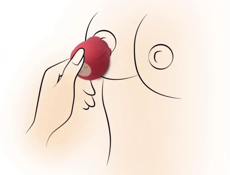 Bloomgasm Silicone Vibrators | Waterproof Vibrators>Wild Rose 10X Silicone Clit Stimulator