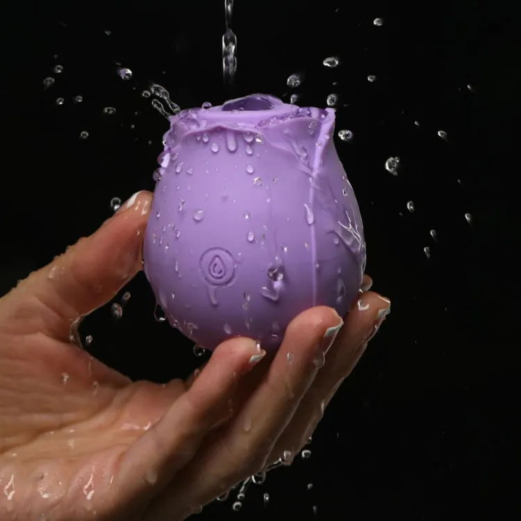 Bloomgasm Silicone Vibrators | Waterproof Vibrators>Wild Rose 10X Suction Clit Stimulator