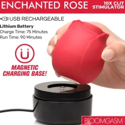 Bloomgasm Silicone Vibrators | Waterproof Vibrators>10x Enchanted Rose Clitoral Stimulator