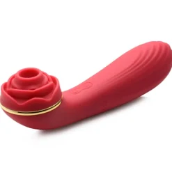 Bloomgasm Insertable & Realistic Dildo Vibrators | G-Spot Vibrators>10x Suction Rose Vibrator