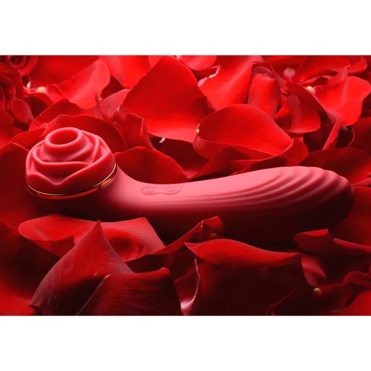 Bloomgasm Insertable & Realistic Dildo Vibrators | G-Spot Vibrators>10x Suction Rose Vibrator
