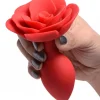 Master Series Anal Starter Toys | Unique Anal Toys>Booty Bloom Silicone Rose Anal Plug