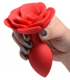 Master Series Anal Starter Toys | Unique Anal Toys>Booty Bloom Silicone Rose Anal Plug
