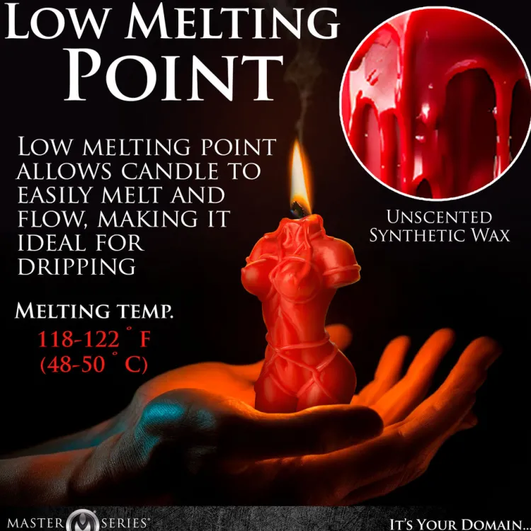 Master Series Sensation Play, Tools & Accessories>Bound Goddess Drip Candle