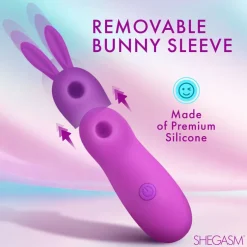 Shegasm Travel Essentials | Silicone Vibrators>Bunny Sidekick Suction Clit Stimulator