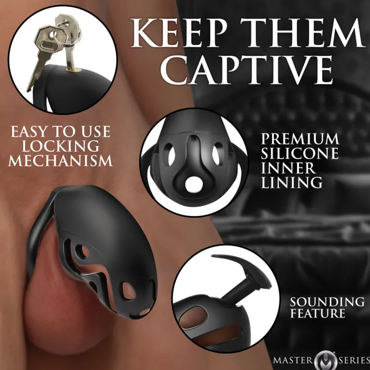 Master Series Chastity Devices>Captor Chastity Cage