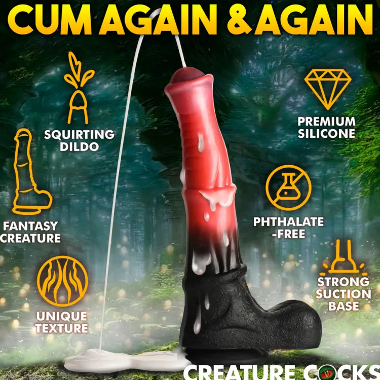 Creature Cocks Silicone Dildos>Centaur Explosion Squirting Silicone Dildo