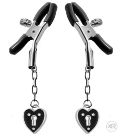 Master Series Nipple Clamps & Stimulators>Charmed Heart Nipple Clamps