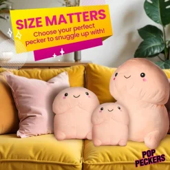 Pop Peckers Games & Novelties>Chibi Happy Peckers Pillow