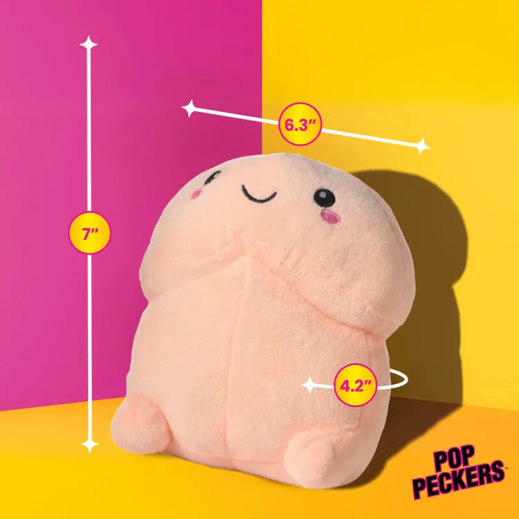 Pop Peckers Games & Novelties>Chibi Happy Peckers Pillow