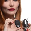 Master Series Butt Plugs | Aluminum & Steel Dildos & Insertables>Chrome Blast 7X Rechargeable Butt Plug with Remote Control