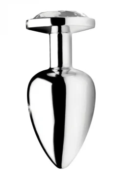 Booty Sparks Jewel Butt Plugs | Anal Starter Toys>Clear Gem Anal Plug